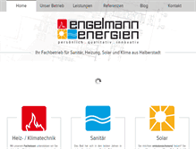 Tablet Screenshot of engelmann-energien.de